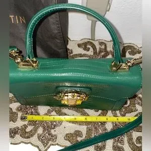 LA'FESTIN Women's Small Leather Crossbody Bag | Vintage Shoulder Purse With Unique Zipper